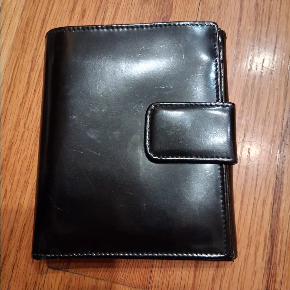 Vintage Gucci Black Patent  Lether  Wallet EUC - Picture 3 of 7
